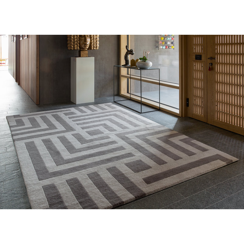 Pallas Taupe Area Rug, Rectangle 4' x 6'