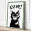 Kiss Me Cat Modern - Wrapped Canvas-684509767-684509764
