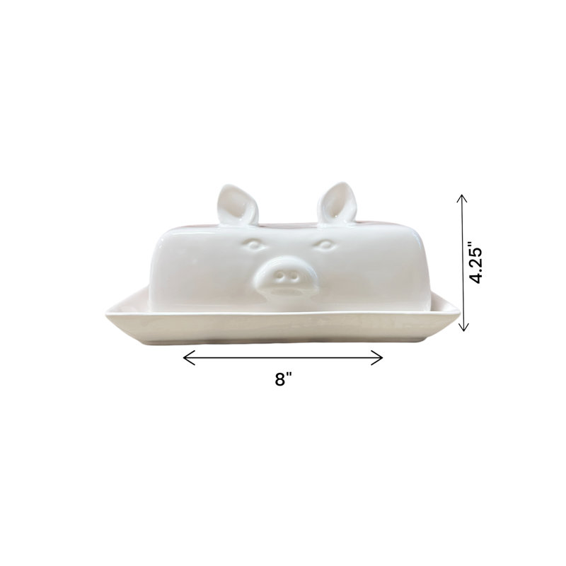 Piglet Butter Dish
