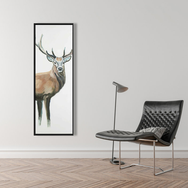 Cerf rustique, chambre à coucher, art mural encadré pour la décoration intérieure