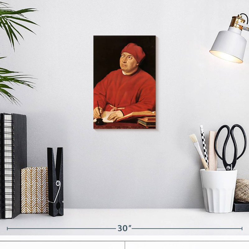 Portrait de Tommasso Inghirami, H 12 po x l 8 po