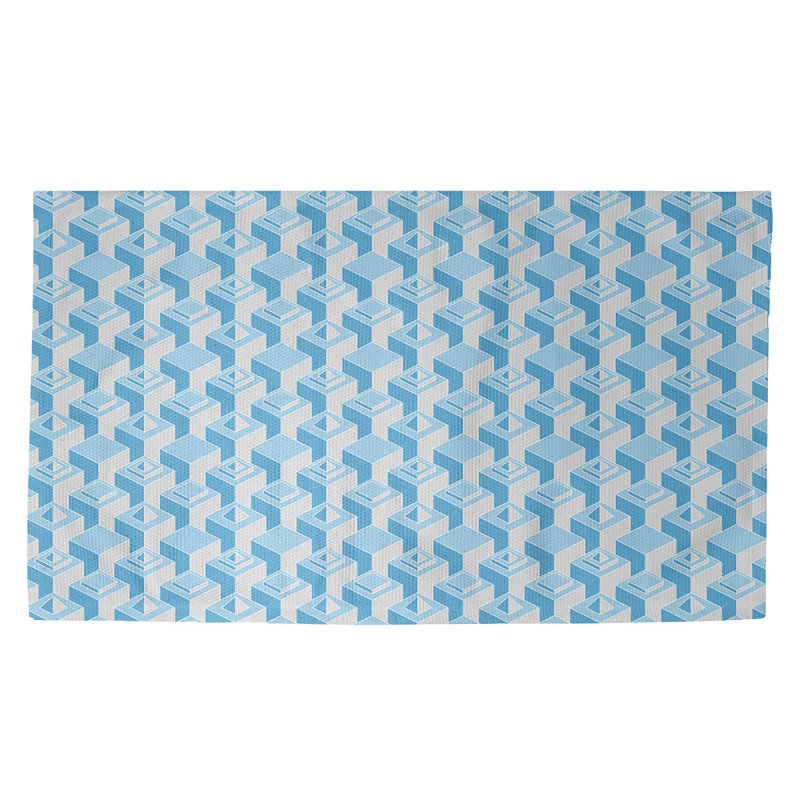 Jordao Geometric Indoor Rug, Rectangle 5' x 7'