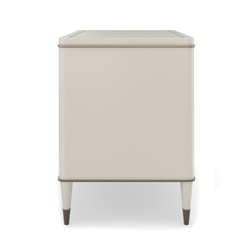 Valentina 2 - Drawer Solid Wood Nightstand