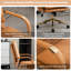Chaise de bureau pivotante rembourrée en cuir-2041981651