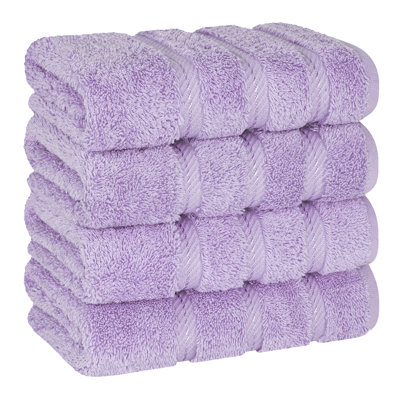 Edison Turkish Cotton Quick-Drying Hand Towels (Set of 4)