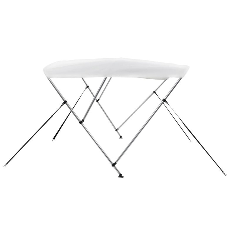 Toile avec cadre en aluminium pour bateau, H 53,9 po x l 72 po x P 70,9 po, Blanc