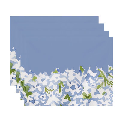 Polyester Floral Rectangle Placemat