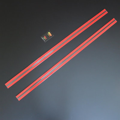 950mm Acrylic Flexible Hinges - No Glue Required Low Profile Plexiglass, Transparent, Continuous Acrylic Piano Hinges