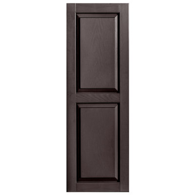 Exterior Vinyl Raised Panel Shutter Single