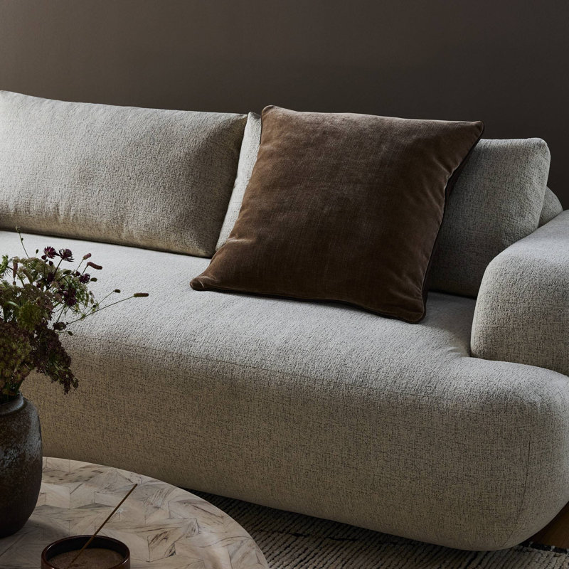 Olsen Pillow-Nubuck Cigar, Square 24", Cigar
