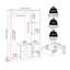 Tarves 3 Door Manufactured Wood Wardrobe-475375336