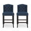 Tabouret de bar à oreilles touffeté Counter Heith