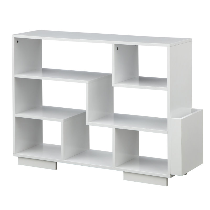 Beckley Geometric Bookcase, White