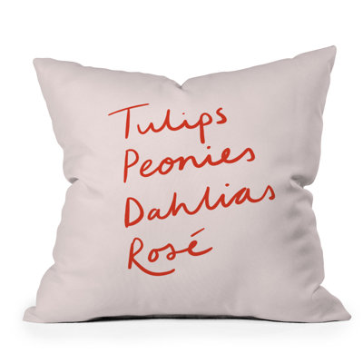  Polyester Indoor/Outdoor Throw Pillow