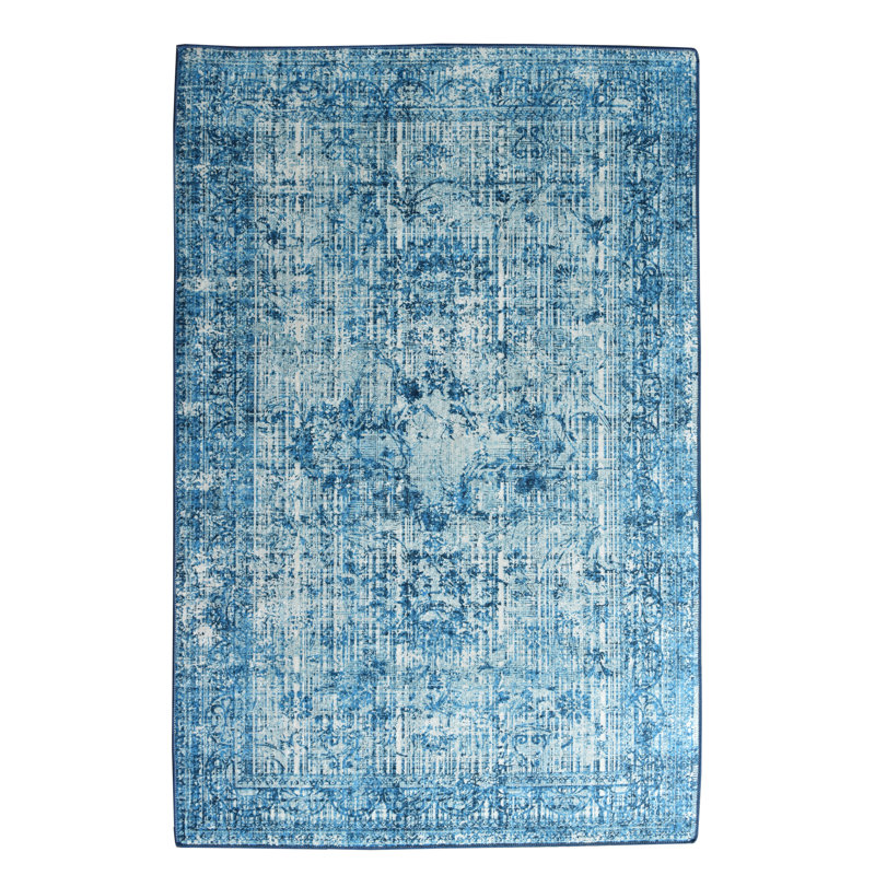 Durable Hall Carpet (2.6 x 6.6 ft) | 100% Polyester, Pile Height: 0.2 in, Total Thickness: 0.4 in | Antibacterial, Non-Slip Underside, Machine Washable | Ideal for Home Entryways, Elegant and Functional Design