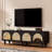 Creative design sense solid wood TV cabinet