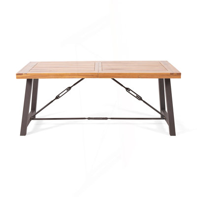 Outdoor Metal Base Dining Table, Kitchen Table