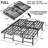 Heavy Duty Folding Bed Frame Full Size With Sturdy Steel Slats Support-104625912