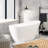 55.12'' x 30.75'' Freestanding Soaking Acrylic Bathtub
