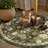 Chinoiserie Floral Rug Vintage Romance Design Washable Non-slip Green-503699242-511287985