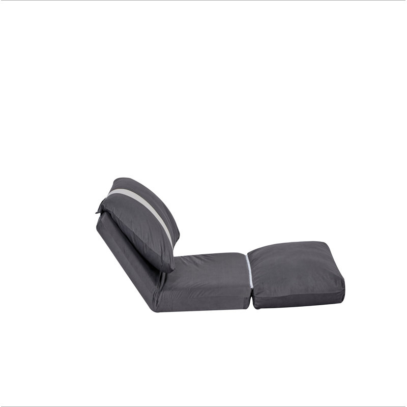 Canapé-lit pour chien moderne pour adultes et animaux de compagnie - base réglable en 6 positions, pliable en 5 secondes, base en velours côtelé pour fauteuil à billes et coussin - peu encombrant.