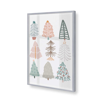 «Playful Christmas Trees II», reproduction