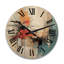 Horloge murale en bois massif Mulgrave-1149335428