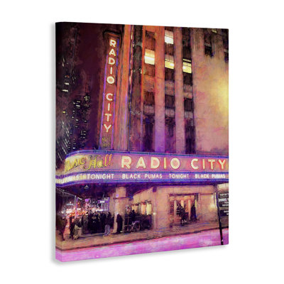 Radio City Music Hall Canvas design by Grotto Studios