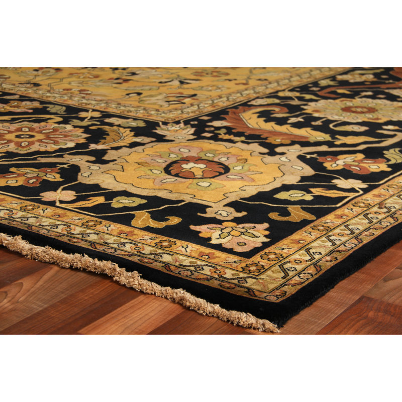 Tabriz Wool Oriental Area Rug, Rectangle 14' x 18'