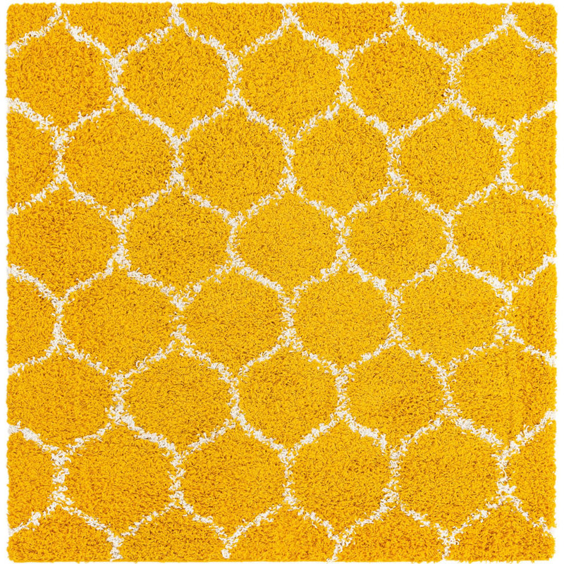 Deone Geometric Indoor Rug, Square 5'3"
