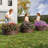 2-Pack 2x1ft Round Galvanized Steel Raised Garden Beds, Wood-Look Planter with Rubber Edges, Open Bottom-420326375-420326371
