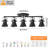 28'' 5 -Light Swing Arm Track Track Kit with Dimmable and Adjustable Head