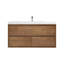 Ensemble de meuble-lavabo simple mural 48 po Azden-2010540902