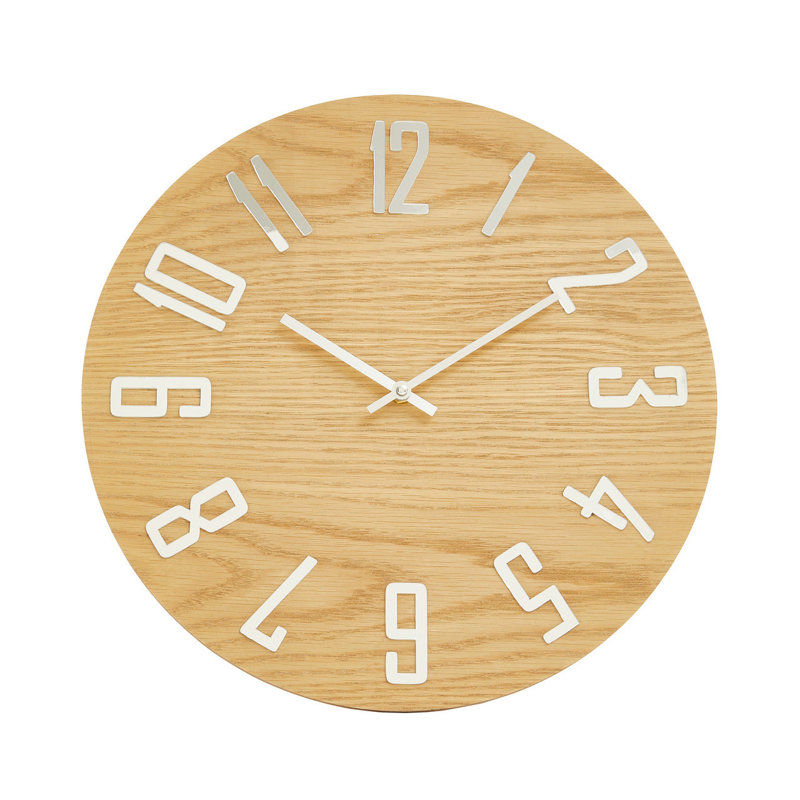 Jesstin Wood Wall Clock