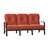 Fremont 75.25'' Wide Aluminum Patio Sofa with Cushions-26118113-26118109