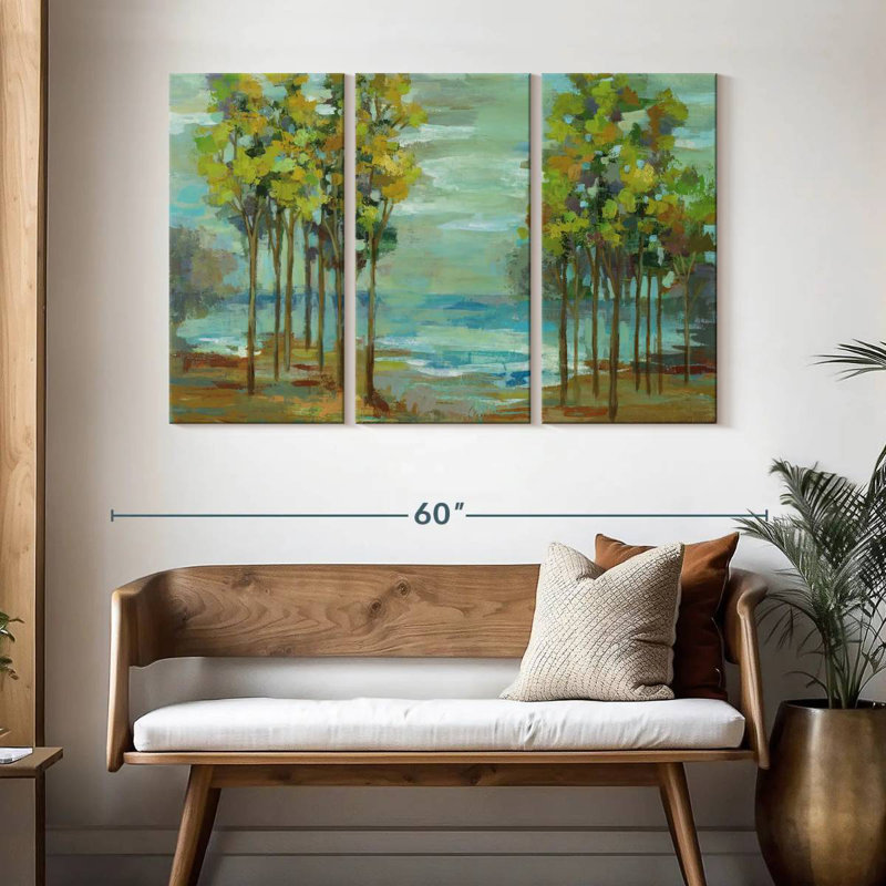 Harnek Calm Spring Trees, 32" H x 50" W