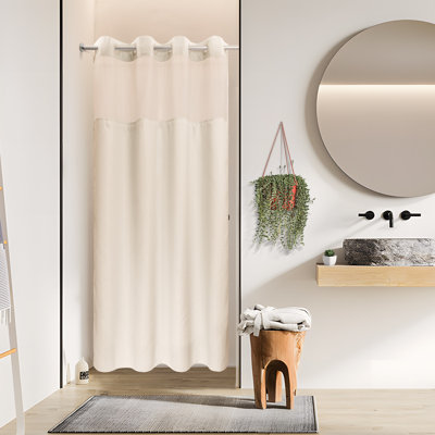 Rideau de douche Ramjani Waffle Weave