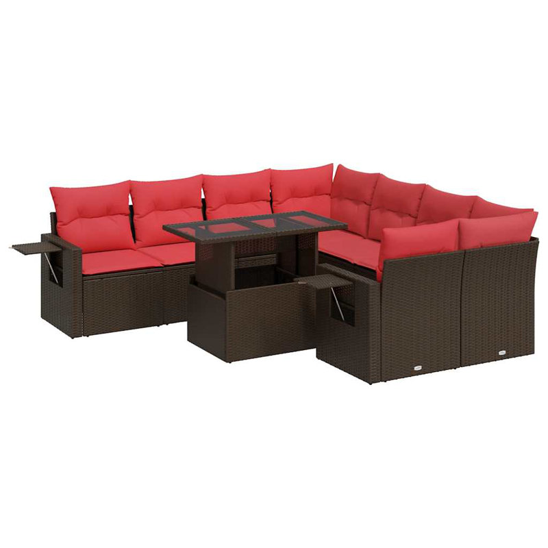 62cm Wide Patio Sofa with Cushions
