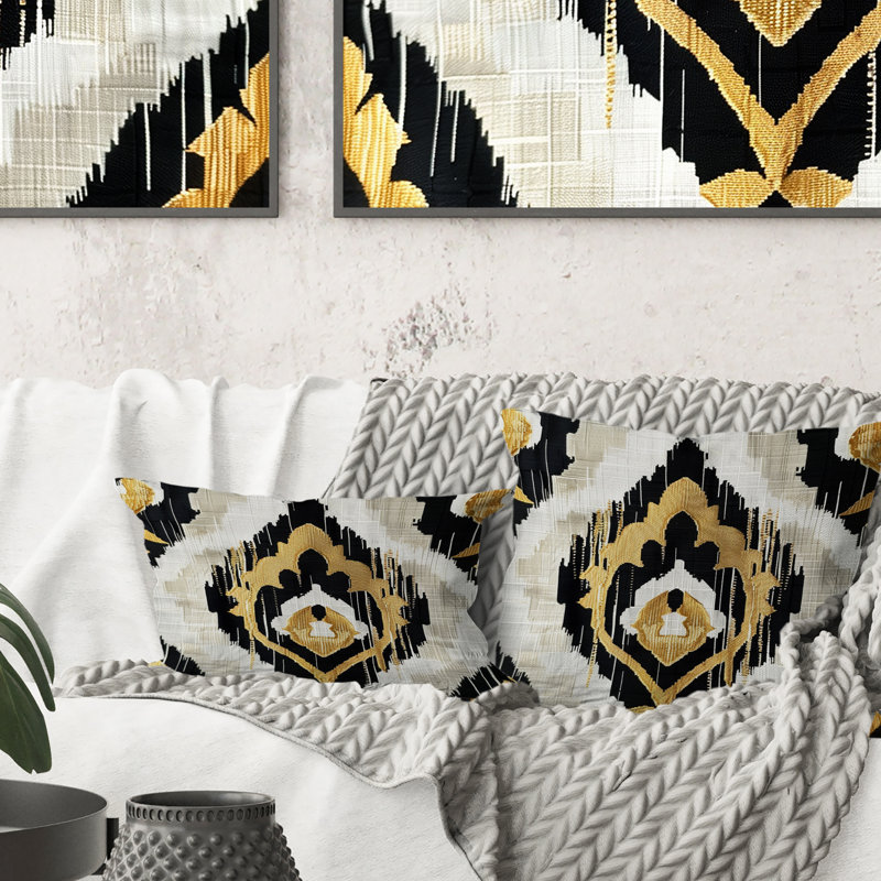 Coussin décoratif géométrique
