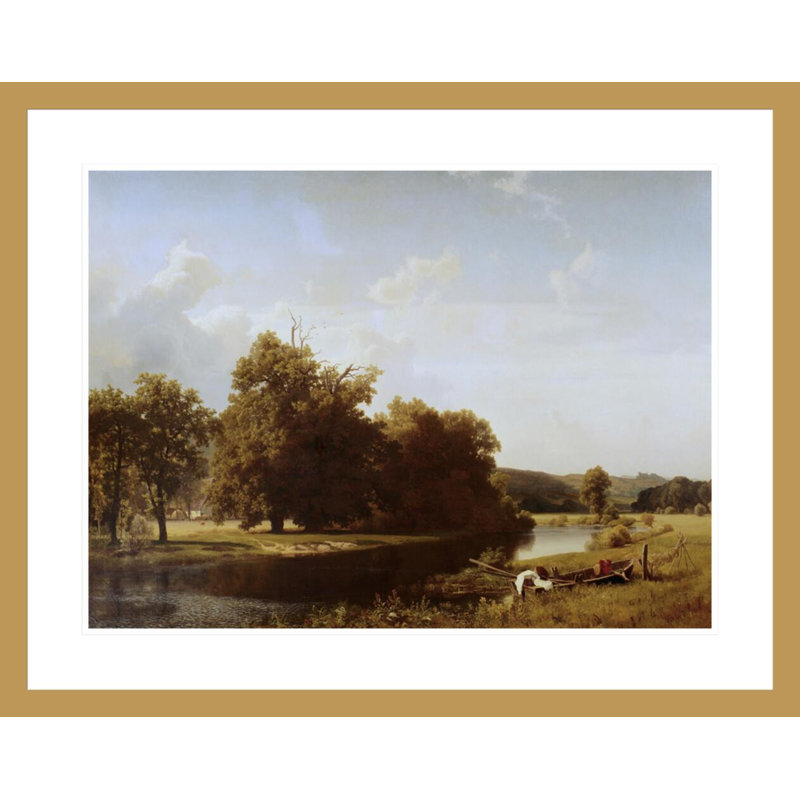 «Westphalia» par Albert Bierstadt, impression giclée encadrée, H 23,38 po x l 29,5 po