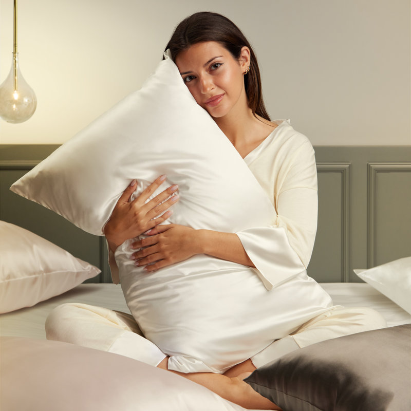 Simply Silk Pillowcase, Standard, light pink