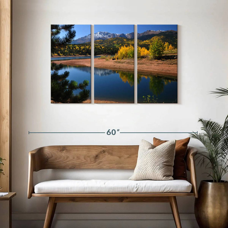 Réservoir de cristal Alvord - automne, H 28 po x l 45 po