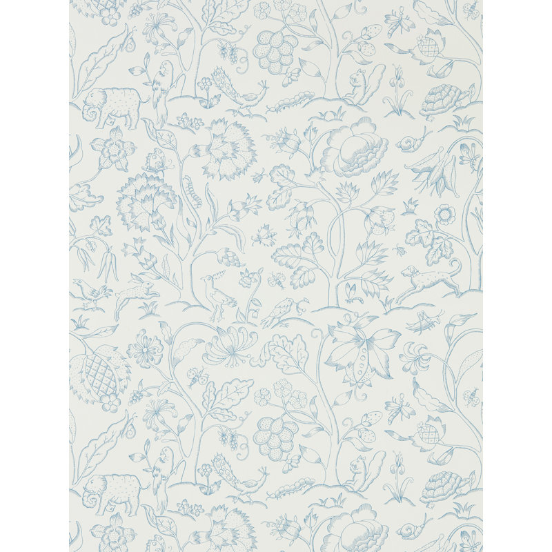 Middlemore Wallpaper, Cornflower Chalk