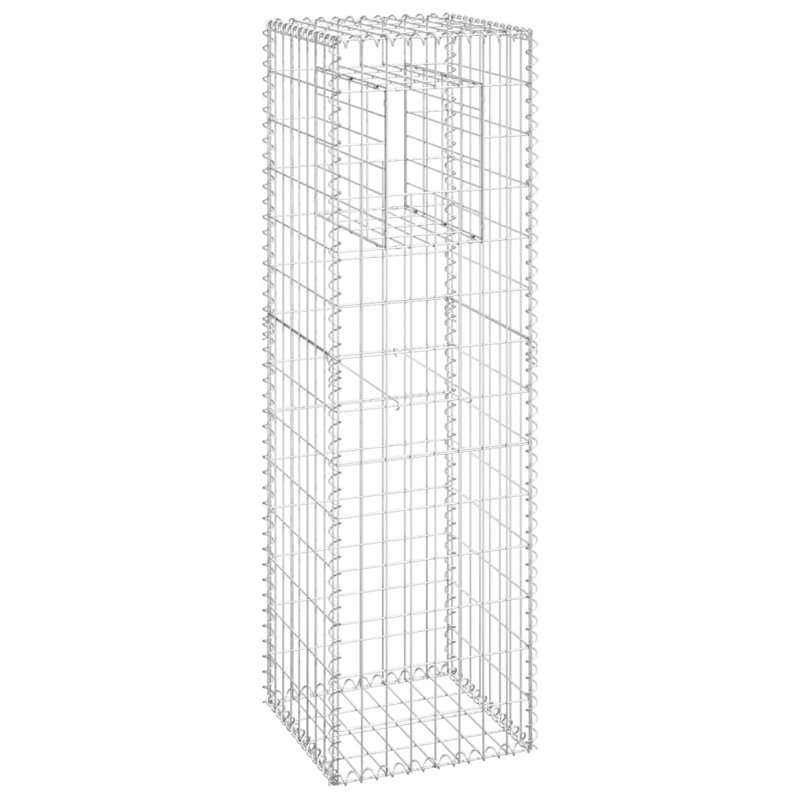 Aaryn Silver Metal Wire/Mesh Fence, 140cm H x 40cm W x 40cm D