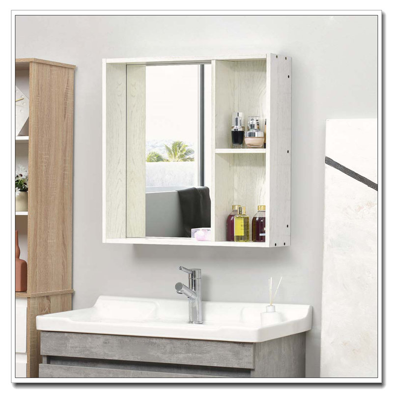 Armoire à pharmacie 1,5 po x 25,5 po avec miroir