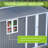 8X12 Ft Patio Shed With Metal Foundation-125332112