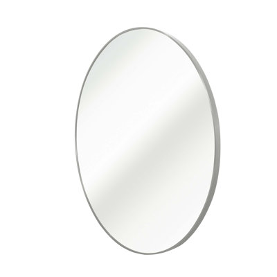 Deltufo Metal Round Bathroom Mirror