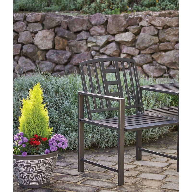 Clerkin Steel Outdoor Bench