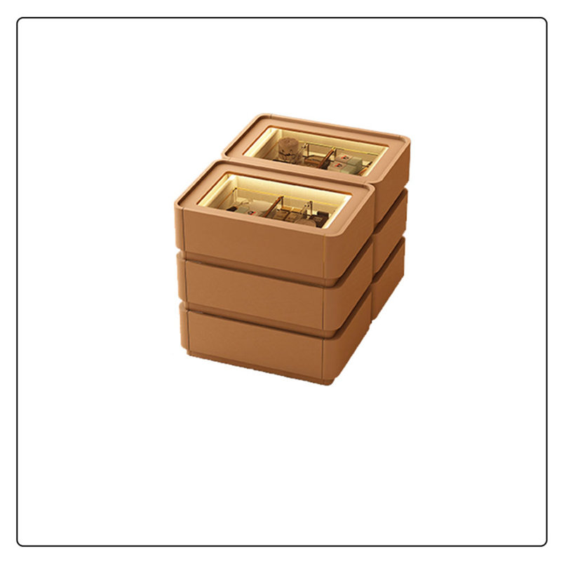 Simple Checkroom Jewelry Display Island C abinet