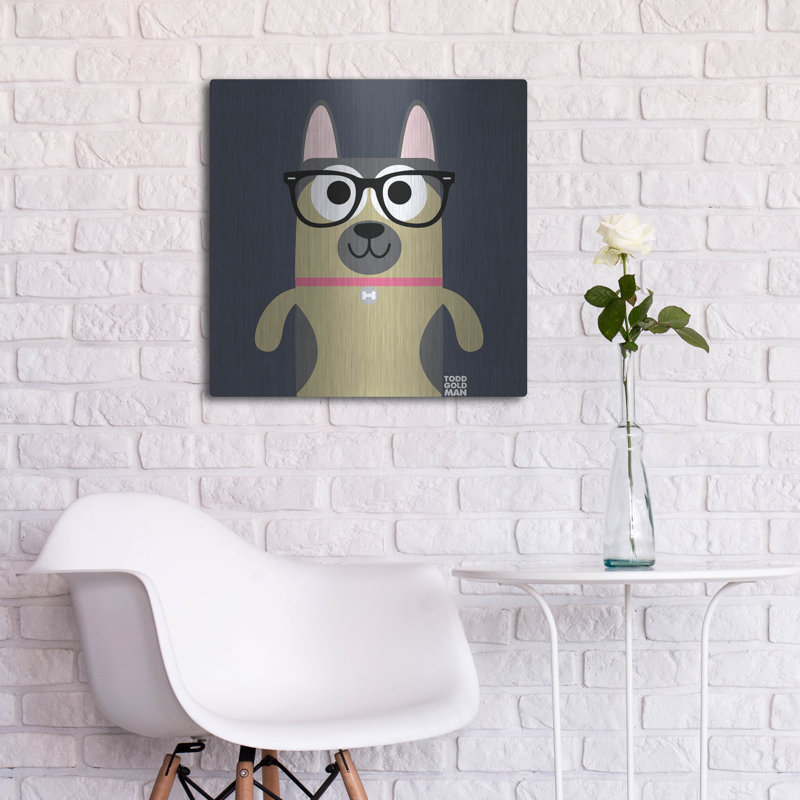 «Bow Wow German Shepherd» par Todd Art, H 24 po x l 24 po